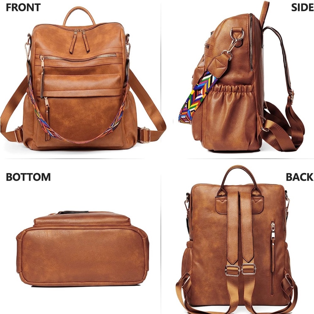 Brown Backpack/Purse - image 4